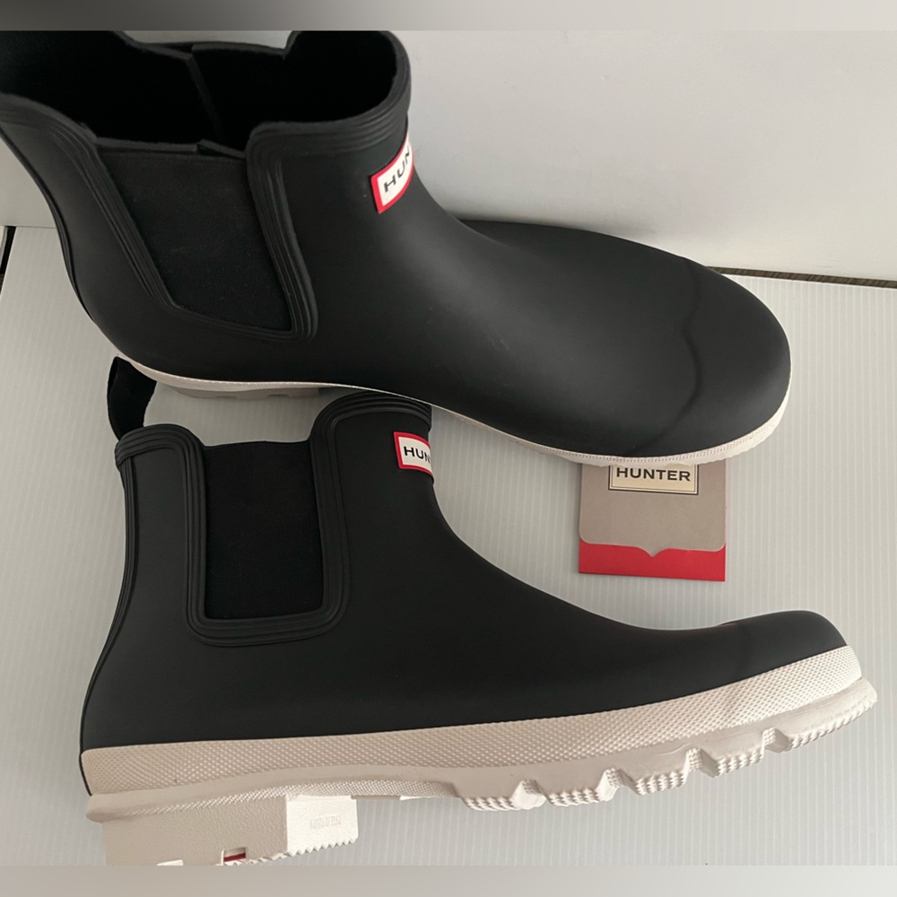 Hunter 100% Waterproof Original Chelsea Boots w/Side Elastic Gussets  sz US13 - Picture 9 of 14